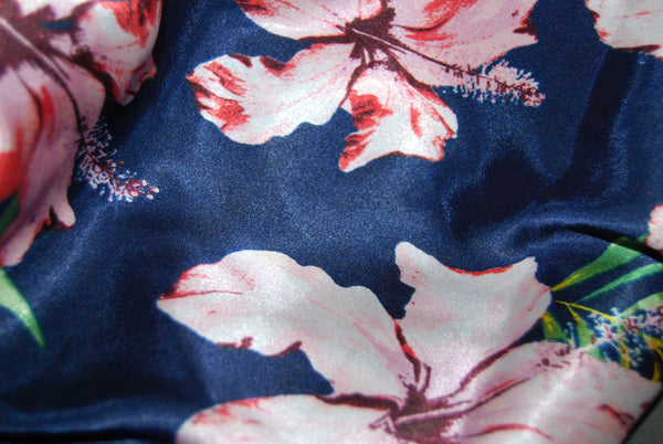 Floral Song Satin Scrub Hat