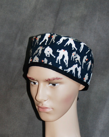 Touchdown Black Tie Traditional Scrub Hat