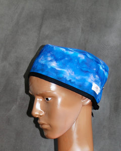 Blue Tide Black Tie Traditional Scrub Hat