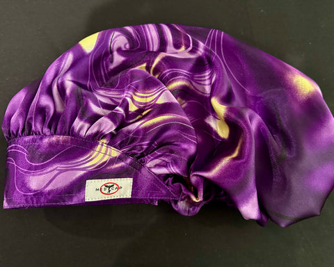 Purple Rain Satin Scrub Hat