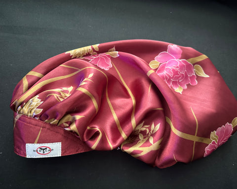 Rose Petal Satin Scrub Hat