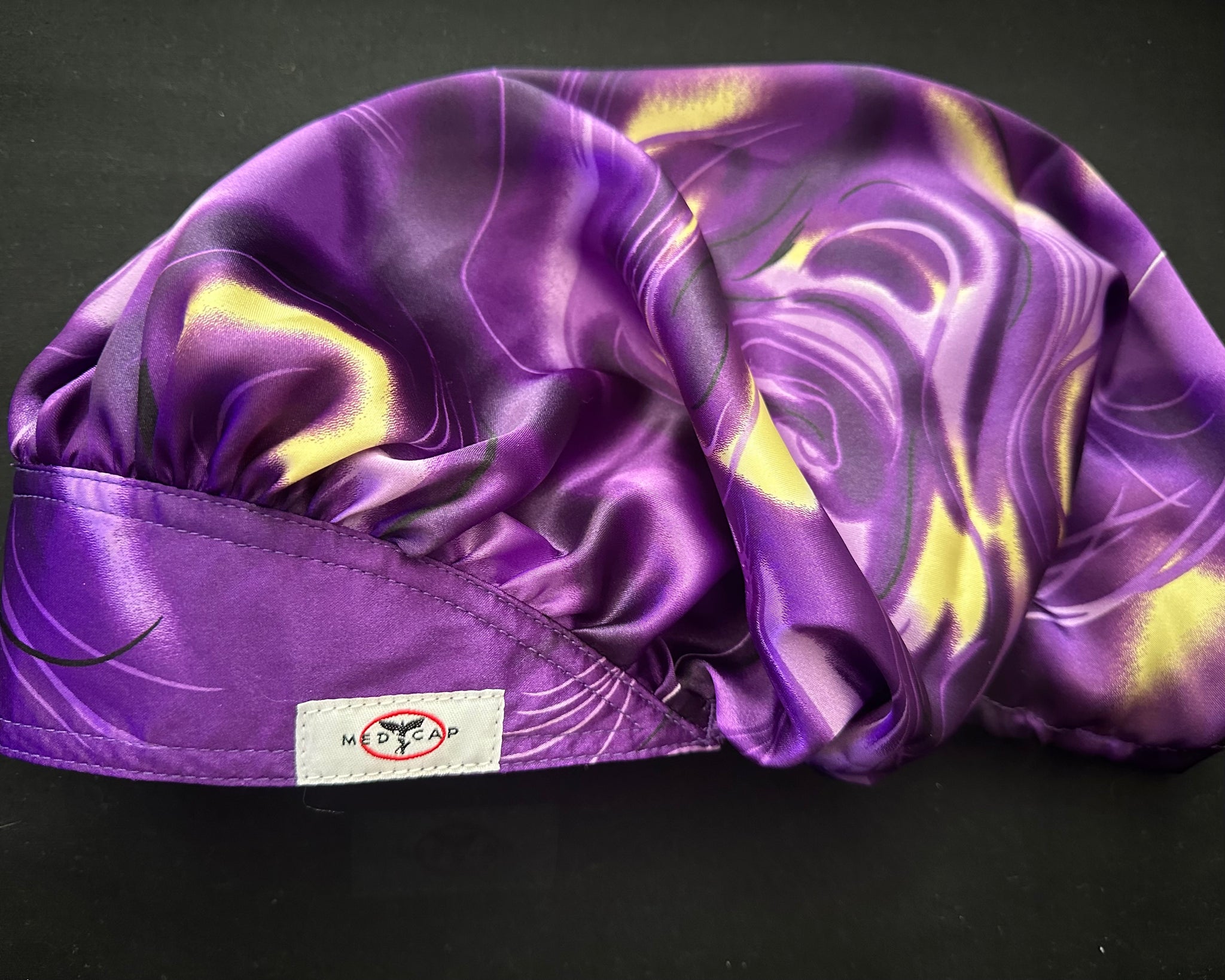 Purple Rain Satin Scrub Hat