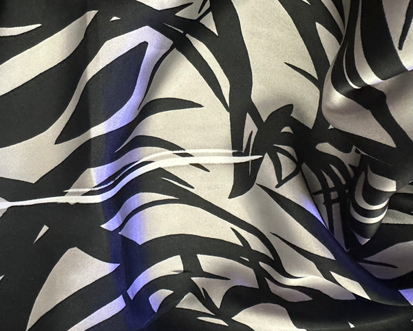 Silver Black and a Lightning Forest Grove Satin Scrub Hat