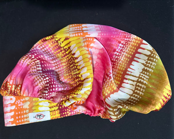 Sherbet Palette Featherweight Satin Scrub Hat