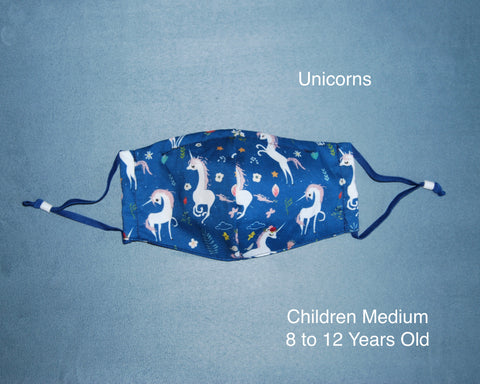 Unicorns Children Face Mask