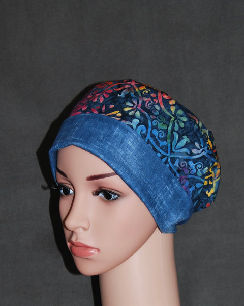 Denim Serenade Duet Cotton Scrub Hat