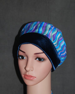 Watercolor Golden Duet Satin Scrub Hat