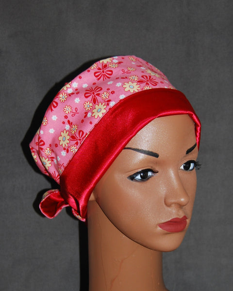 Strawberry Honey Duet Satin Scrub Hat