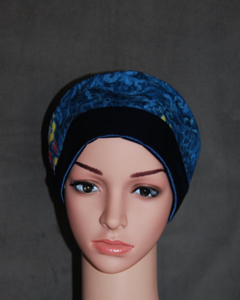 Lattice Petal Duet Satin Scrub Hat